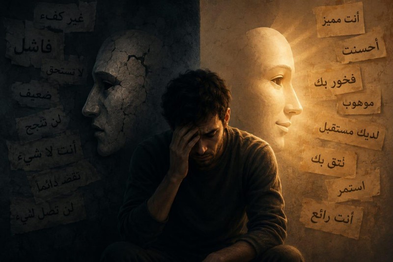 بين الإهانة والمديح: صراع الإنسان المضطرب مع نفسه