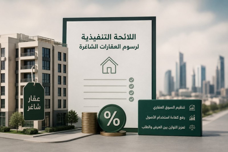 وزارة البلديات والإسكان تعتمد لائحة رسوم العقارات الشاغرة
