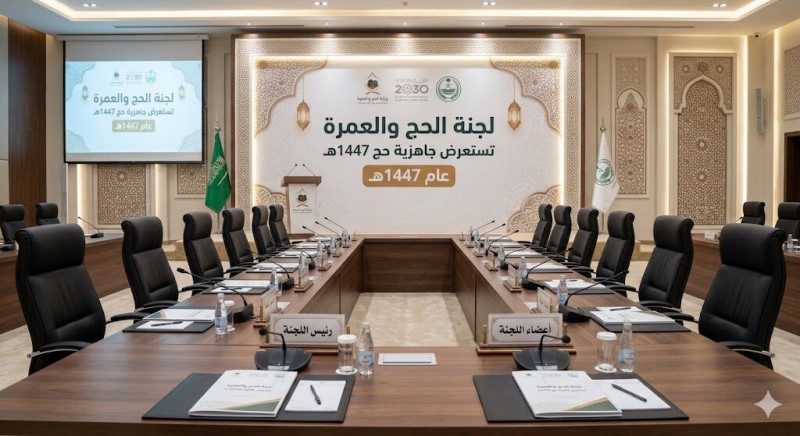 لجنة الحج والعمرة تستعرض جاهزية حج 1447هـ