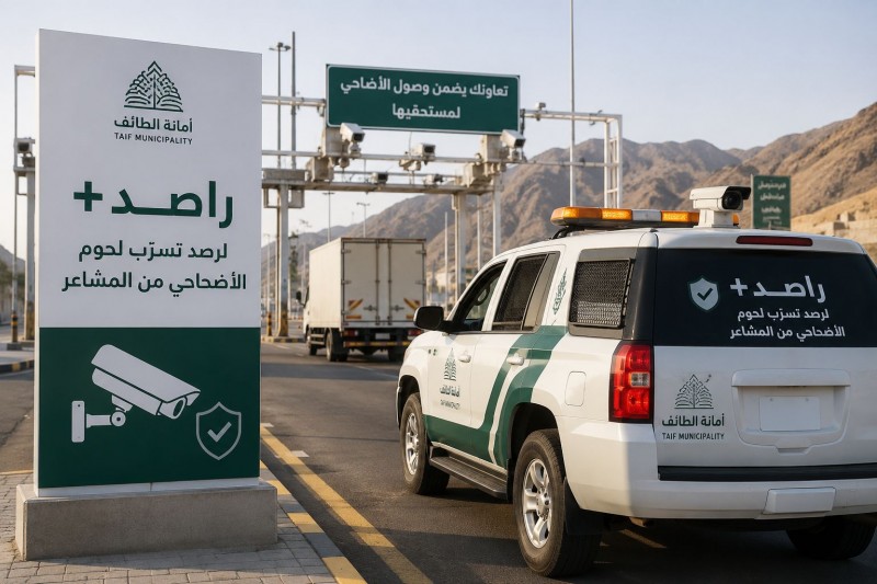 أمين الطائف يطلق راصد+ لرصد تسرّب لحوم الأضاحي من المشاعر