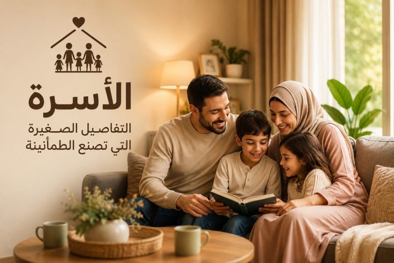 الأسرة التفاصيل الصغيرة التي تصنع الطمأنينة