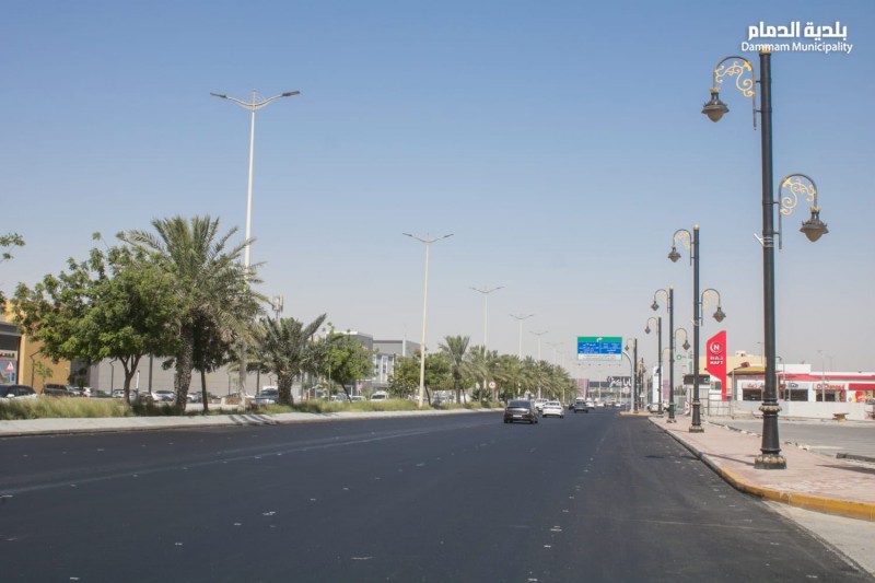 إعادة تأهيل طريق الخليج لتعزيز جودة الحياة ورفع كفاءة الطرق في الدمام