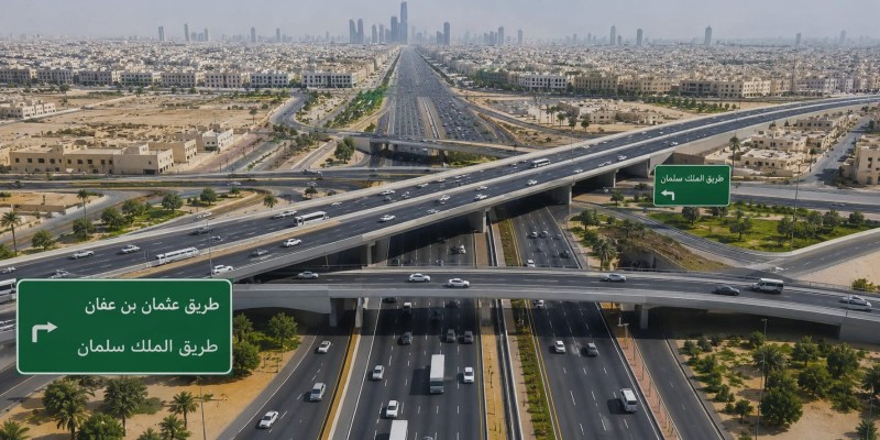 تنفيذ 7 جسور جديدة يرفع كفاءة الحركة المرورية شمال الرياض