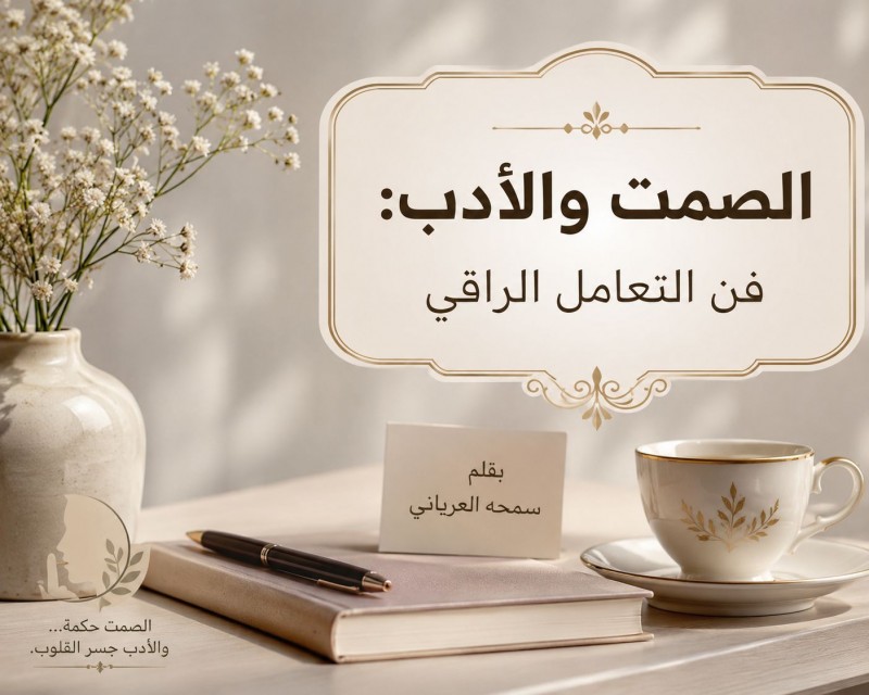 الصمت والأدب: فن التعامل الراقي