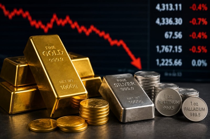 أسعار الذهب تتراجع مع تنامي مخاوف رفع الفائدة الأمريكية