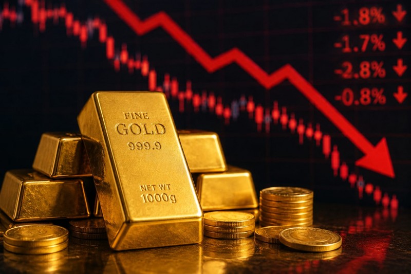 أسعار الذهب تسجل أدنى مستوياتها في 11 أسبوعًا