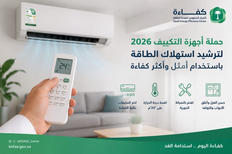 مركز كفاءة يعزز الوعي بالاستخدام الأمثل لأجهزة التكييف