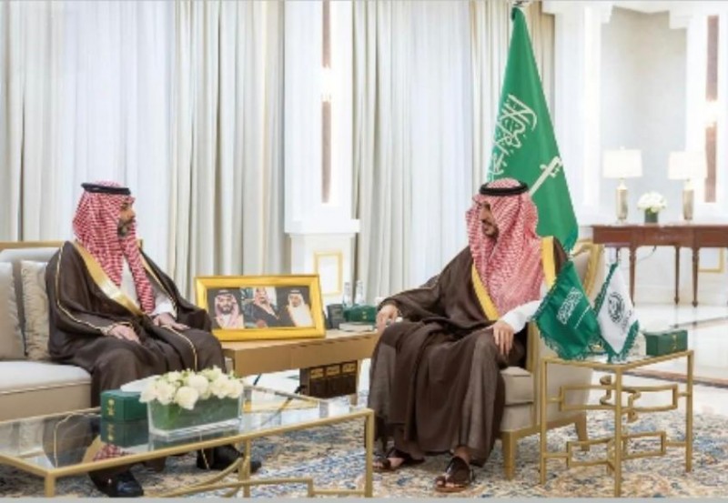 أمير الجوف يستقبل المدير التنفيذي لبيت الثقافة بسكاكا