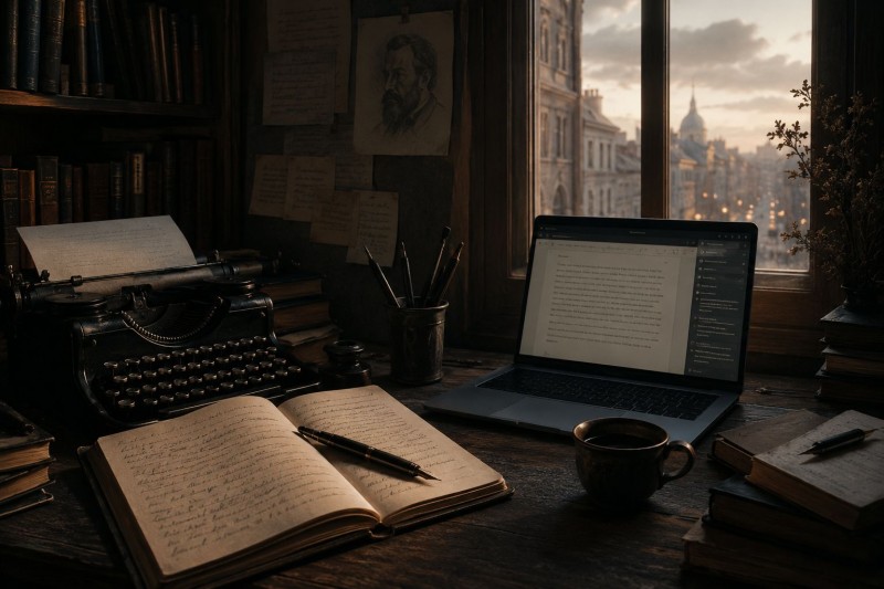 الكتابة بين روح الإنسان وذكاء الآلة