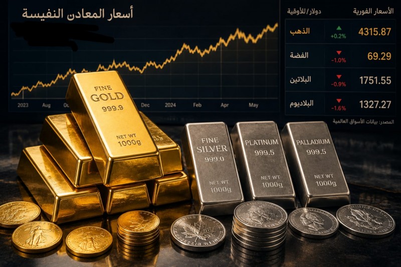 استقرار الذهب يسيطر على الأسواق العالمية