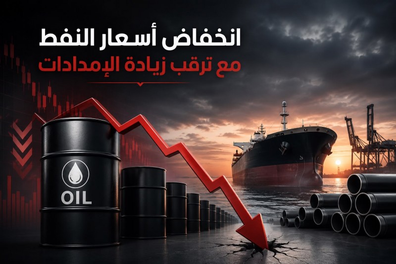 انخفاض أسعار النفط مع ترقب زيادة الإمدادات