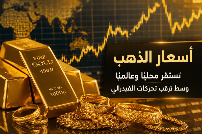 الذهب يرتفع عالميًا وينعكس على الأسعار اليوم