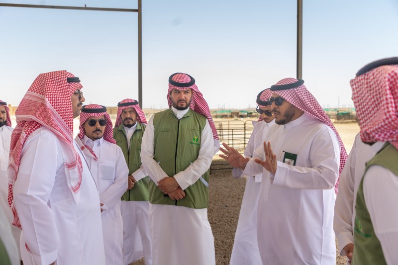 مدير عام فرع البيئة بالحدود الشمالية يتفقد المسالخ وأسواق النفع العام