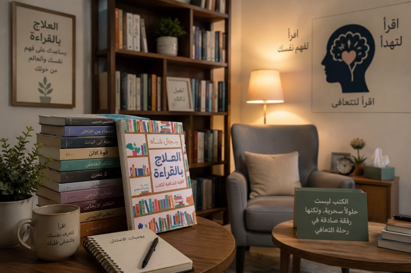 العلاج بالقراءة.. عندما تصبح القراءة جزءًا من رحلة التعافي