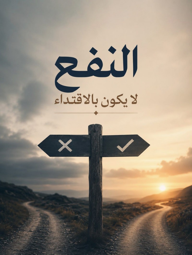 النفع لا يكون بالاقتداء