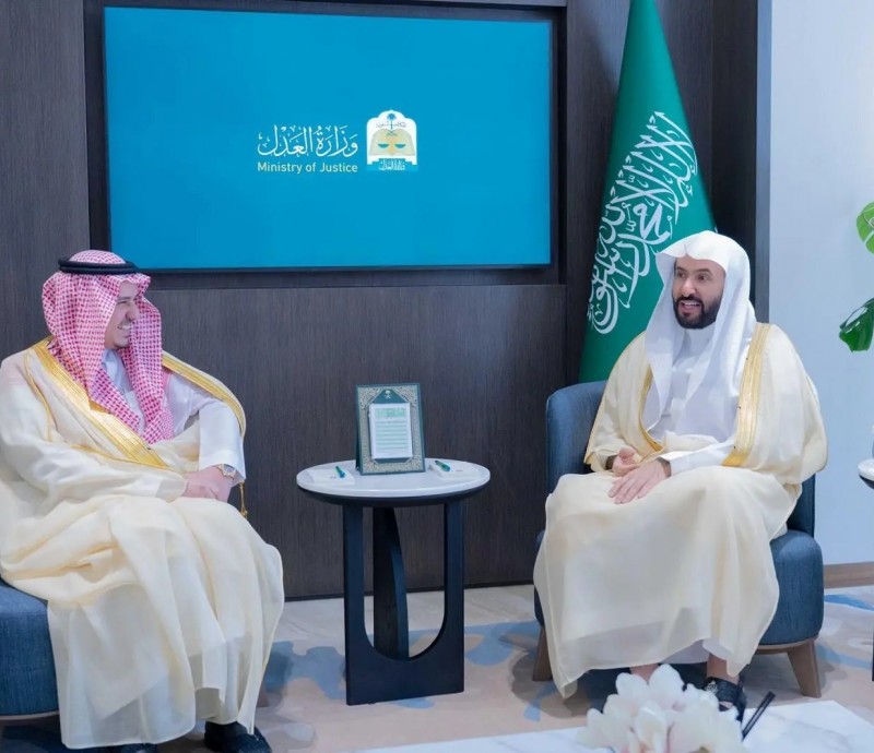 وزير العدل ورئيس ديوان المظالم يبحثان تعزيز التكامل العدلي وزير العدل ورئيس ديوان المظالم يبحثان تعزيز التكامل العدلي