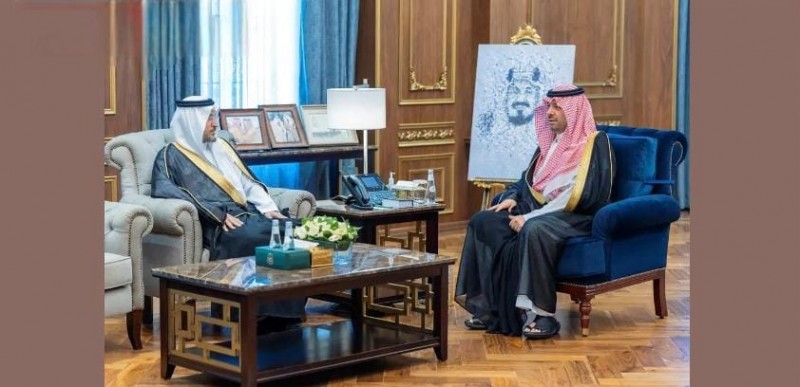 أمير منطقة الحدود الشمالية يستقبل رئيس النيابة العامة المكلف بالمنطقة
