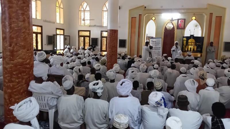 افتتاح مسجد أبي بكر الصديق بعد إعادة تأهيله في الولاية الشمالية بالسودان