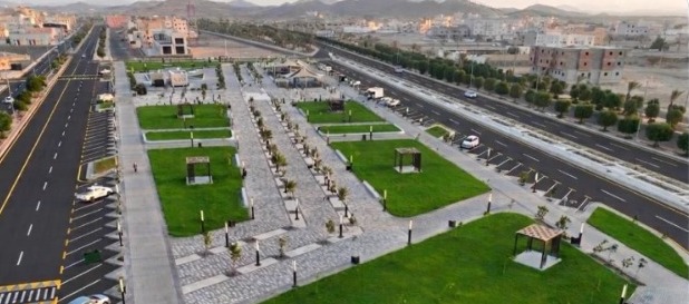 تثليث تواصل أعمال تطوير الحدائق والمرافق العامة لتعزيز جودة الحياة
