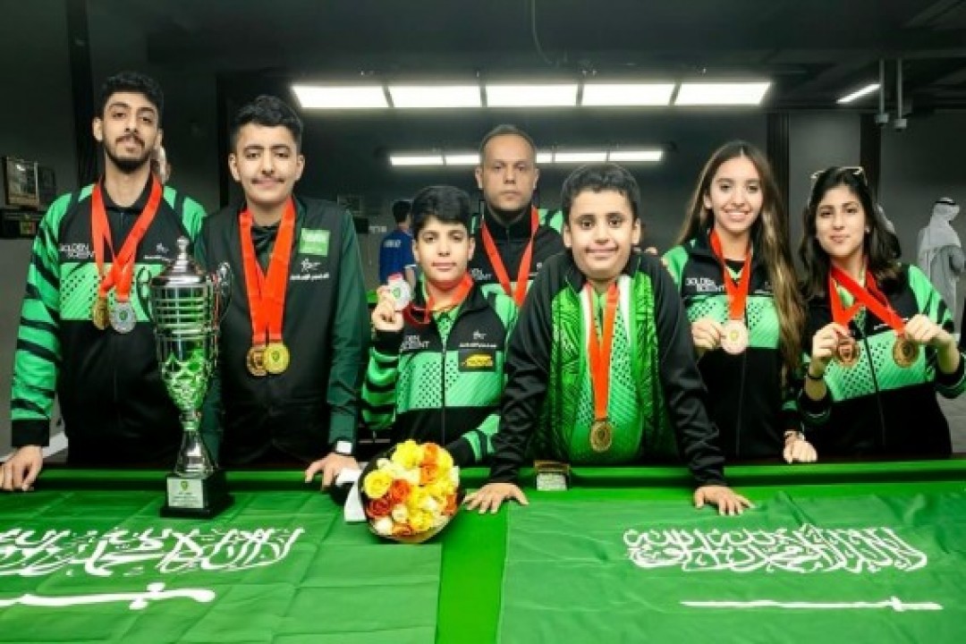 أخضر البلياردو والسنوكر يحصد 8 ميداليات في بطولة غرب آسيا 2025