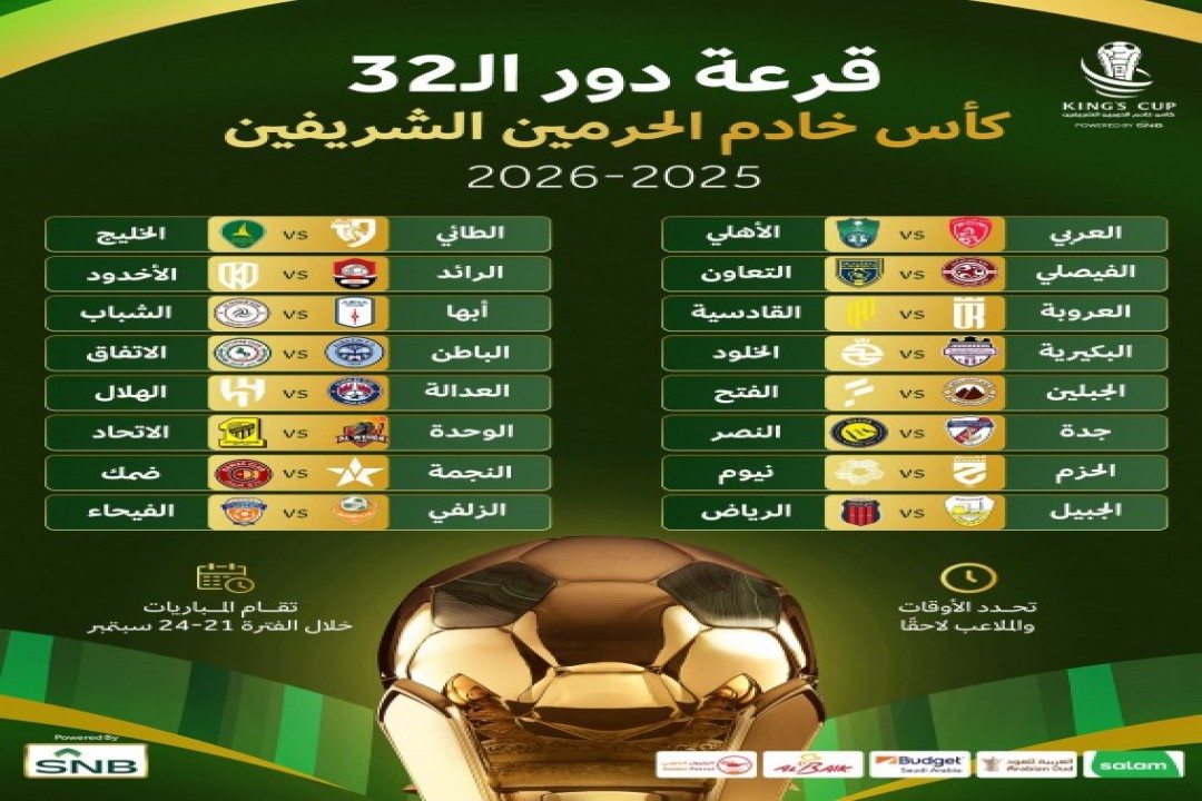 الاتحاد يواجه الوحدة في افتتاح مشواره بكأس الملك 2025-2026
