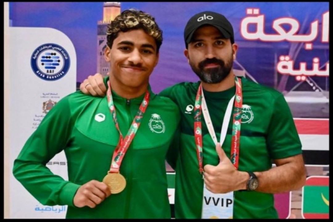الزاكي يهدي السعودية الميدالية الذهبية