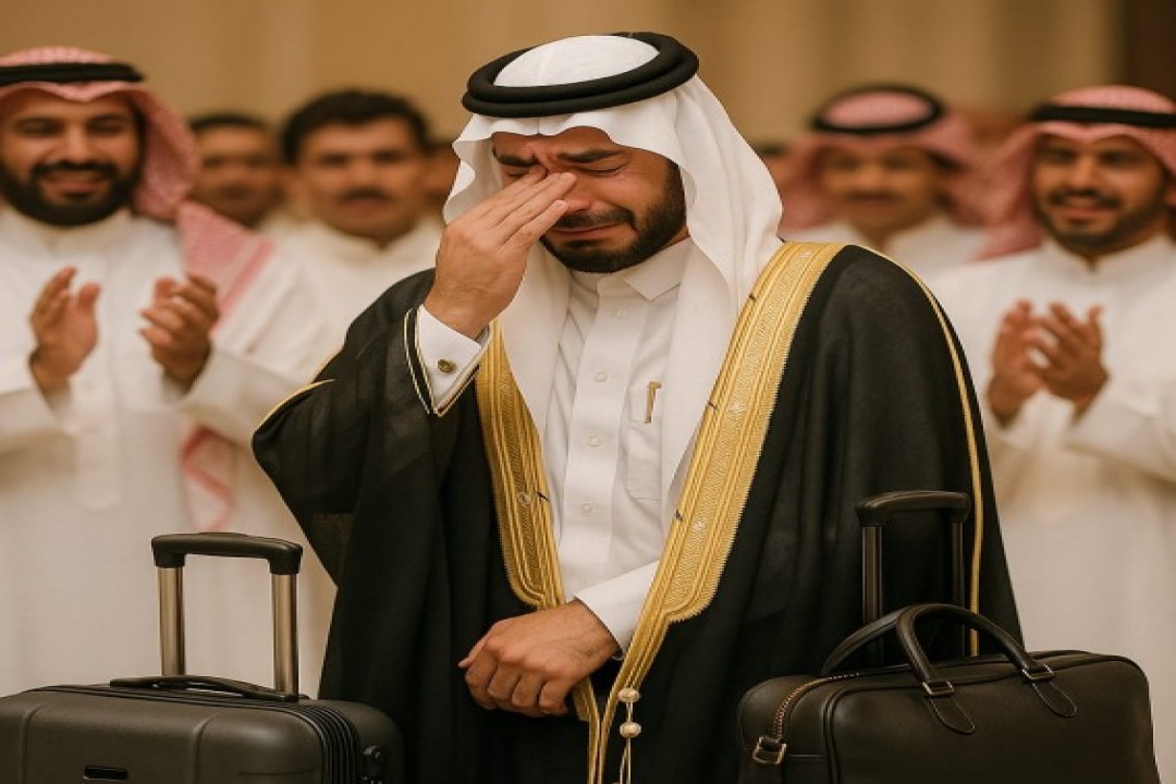 عريس يكتب نهاية الرجولة