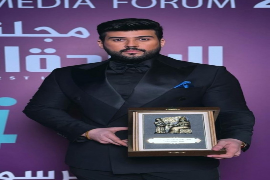 محمد الأمير بعد تكريمه في ملتقى بغداد أترقب عرض مسلسل “نزيف” بشغف