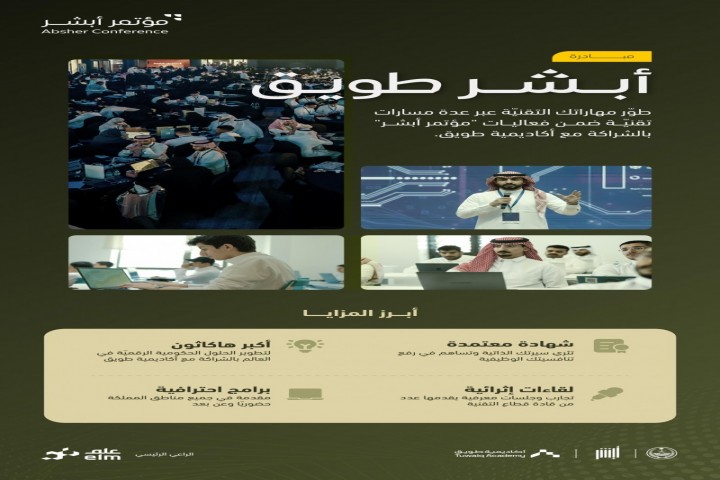 "الداخلية" تطلق مبادرة أبشر طويق