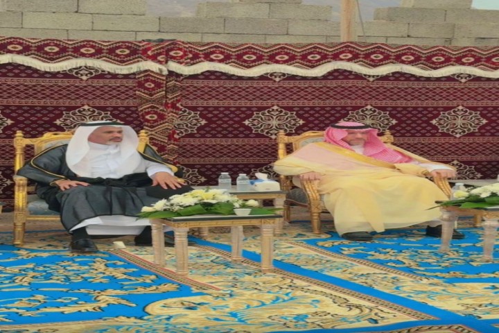 احتفاء قبيلة الأشراف آل جازان بالشيخ هزاع العبدلي