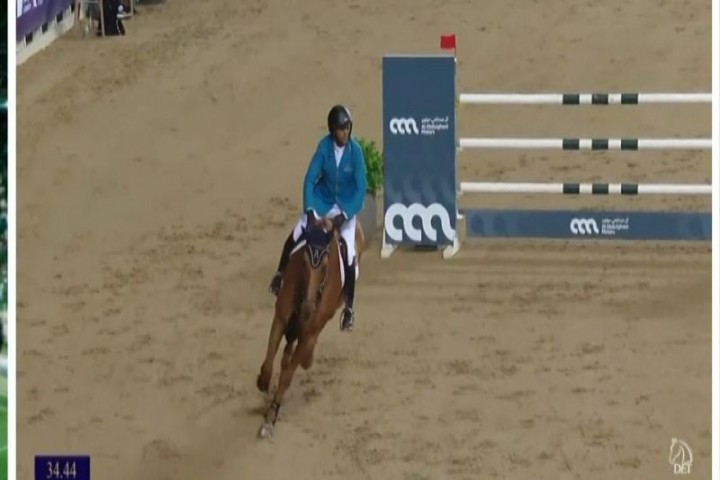 تألّق لافت للفارس القطري باسم محمد في قفز الحواجز