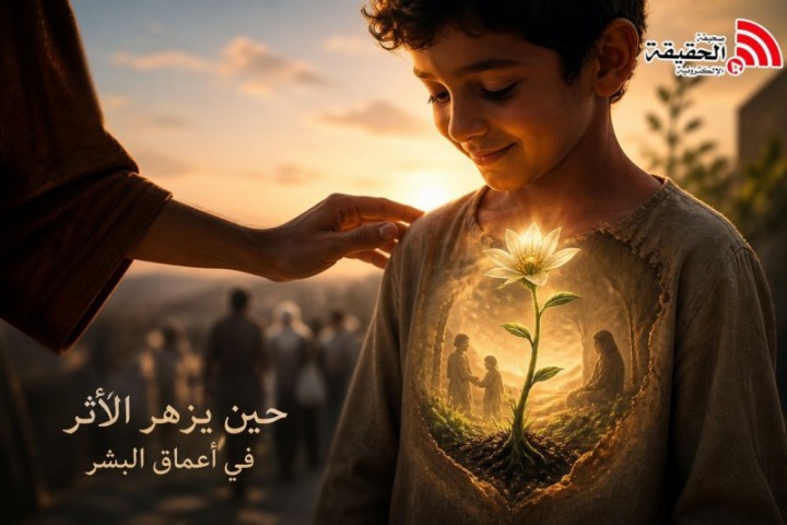 حين يزهر الآثر في اعماق البشر .