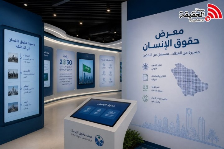 معرض حقوق الإنسان يعزز الوعي المجتمعي ويستعرض مسيرة المملكة