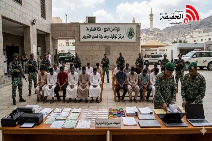 القبض على 18 مقيماً بمكة لتزوير تصاريح الحج