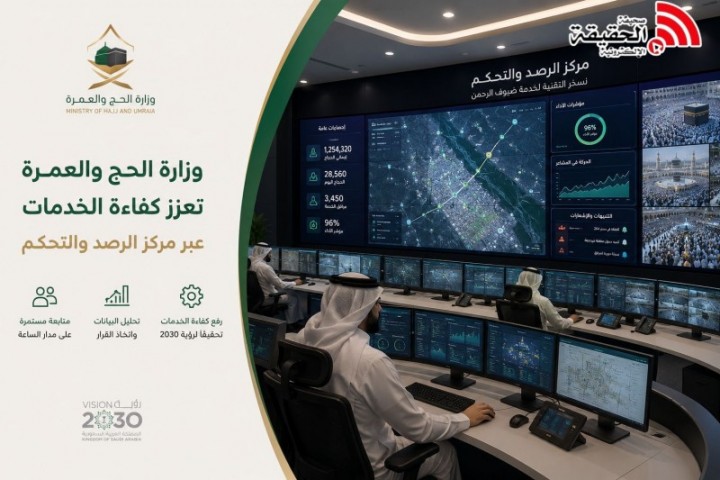 وزارة الحج والعمرة تعزز كفاءة الخدمات عبر مركز الرصد والتحكم