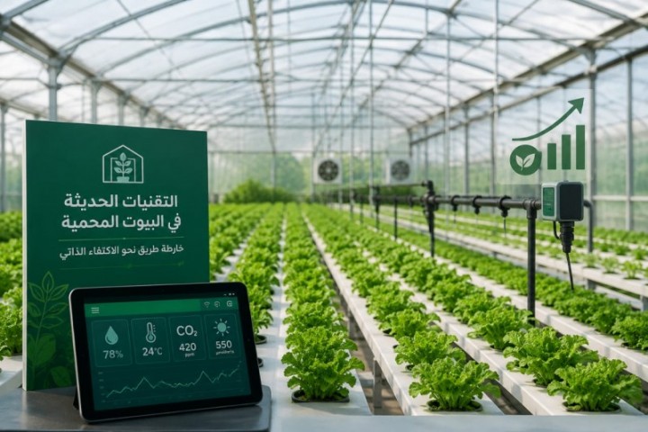 استدامة تعزز تقنيات البيوت المحمية لدعم الاكتفاء الذاتي