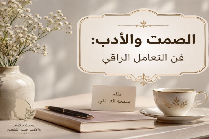 الصمت والأدب: فن التعامل الراقي