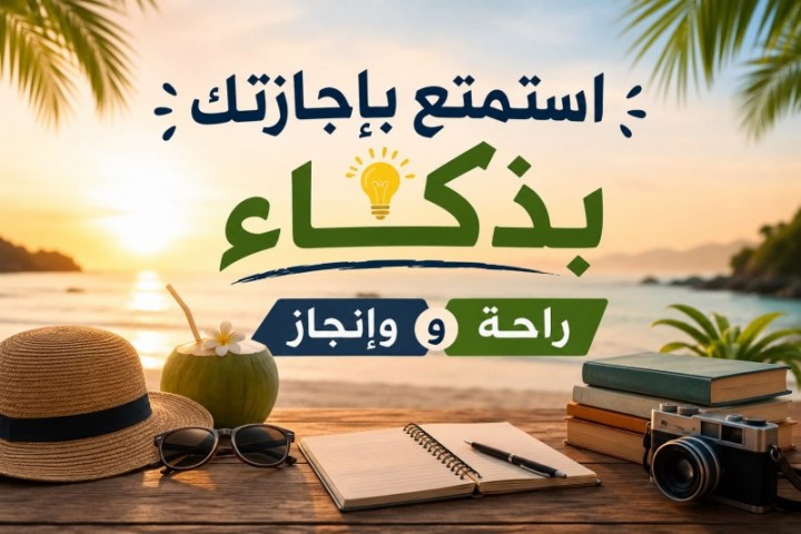 استمتع بإجازتك بذكاء.. راحة وإنجاز
