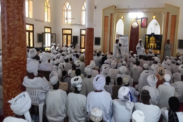 افتتاح مسجد أبي بكر الصديق بعد إعادة تأهيله في الولاية الشمالية بالسودان